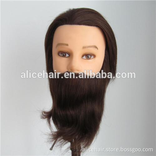 Cheap price 100% human hair male hair mannequin heads